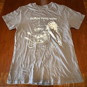 Lady‎ Gaga Born This Way T Shirt XL Official Merch Graphic Tee Motorcycle Design